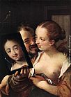 Joking Couple by Hans von Aachen